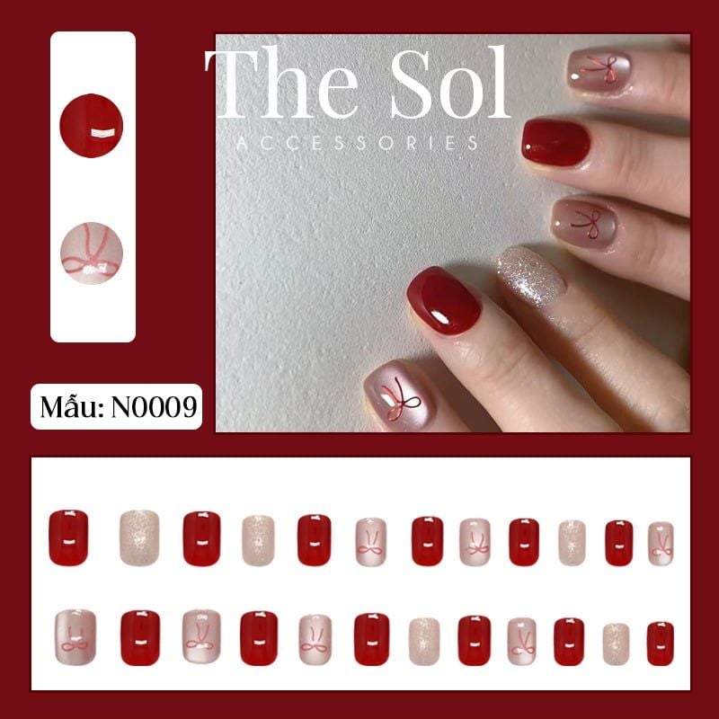  Bộ Nailbox 24 Móng - N0009 