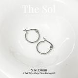  Bông Tai Titan Basic Hoops 