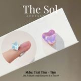  Khuyên Tai Nam Châm Hologram - 1 Chiếc 