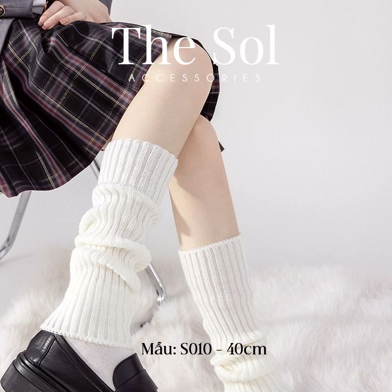  Tất Hàn Quốc Nhún Ống Chân 