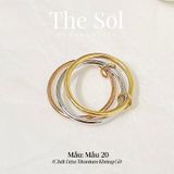  Nhẫn Titan Triple Rings 1 - Mẫu 20 