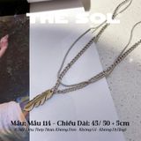  Dây Chuyền Titan Unisex The Leaf - Mẫu 114 