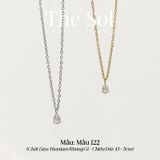  Dây Chuyền Titan Diamond Drop - Mẫu 122 