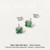  Bông Tai Titan Green Lou 0.9cm - Mẫu 180 