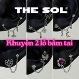  Khuyên Tai Thép Xi Mạ The Butterfly - Mẫu 231 