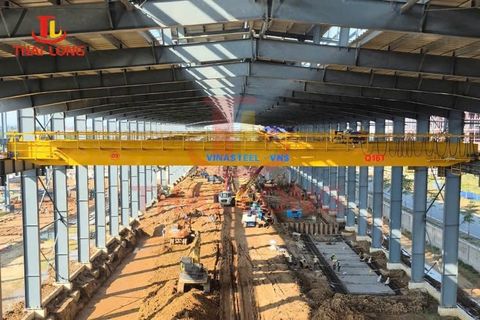  Cầu trục dầm đôi 16 tấn Vĩnh Phúc 