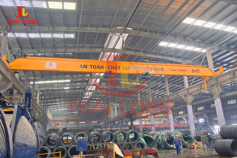  Cầu trục dầm đơn 5+ 5 tấn 