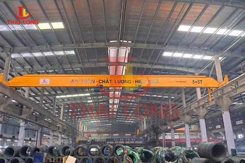  Cầu trục dầm đơn 5+ 5 tấn 