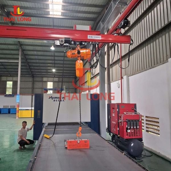 Dự Án Lắp Đặt Palang Xích Điện 1 Tấn Cho Cầu Trục KBK Tại Bắc Ninh