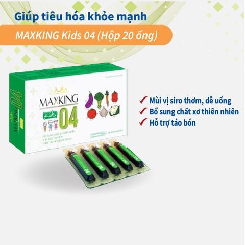 MAXKING 04 - Hỗ trợ cải thiện táo bón hiệu quả