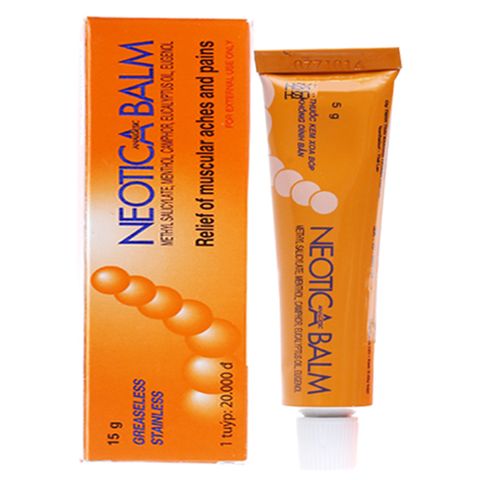 Kem bôi Neotica Balm giảm đau cơ, xương khớp (tuýp 15g)