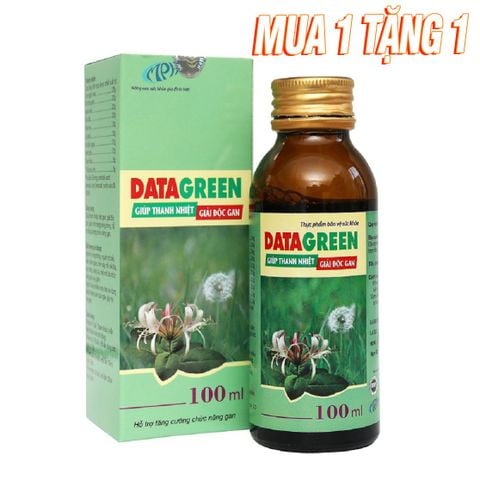 Siro thanh nhiệt, giải độc gan DataGreen - Lọ 100ml