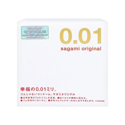 BCS sagami original 0.01mm ( hộp 1 cái) siêu mỏng, không gây dị ứng, phòng tránh thai và bệnh lây qua đường tình dục