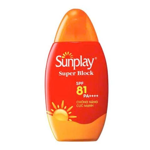Sữa chống nắng Sunplay Super Block SPF81  PA++++ Cho Da Mặt Và Toàn Thân( Tuýp 70g)