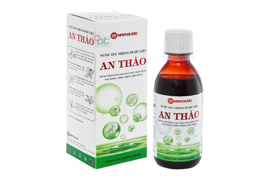 Nước súc miệng dược liệu An Thảo giảm sưng lợi, đau răng chai 250ml