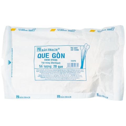 Que gòn Bảo Thạch dùng để vệ sinh rửa vết thương (20 que)