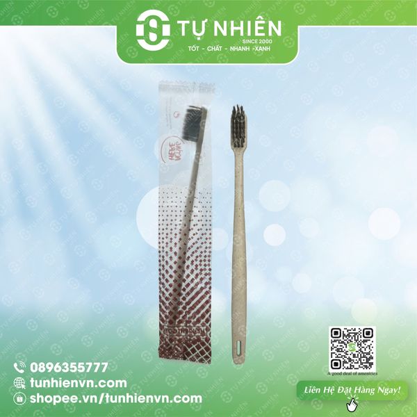 Combo 500 Bộ Bàn chải nhựa sinh học bao bì Acting Here   (Giá Bao Gồn VAT)