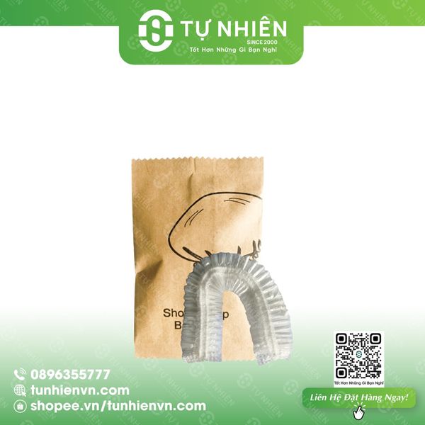 Combo 500  bộ Bao chụp tóc  Bao Bì Kraft ( Giá Đã Bao Gồm VAT)