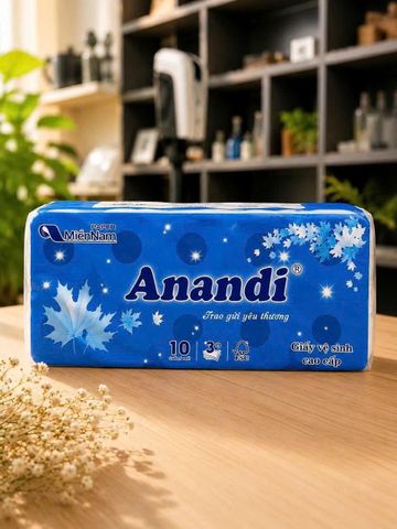 Giấy Vệ Sinh Cao Cấp Anandi 3 Lớp: Chuẩn Sang Trọng Cho Khách Sạn & Resort 4-5 Sao