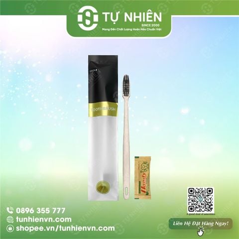 Combo 500 Bộ Bàn Chải Trấu & Kem gói Eday 3g bao bì túi cắt siêu  (Giá Bao Gồn VAT)