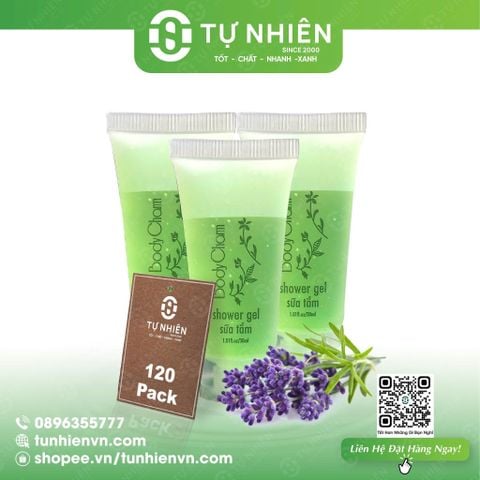 Combo 120 Tube Sữa Tắm BoDY CHARM 30ml ( Giá Bao Gồm VAT)