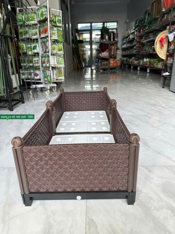  Chậu Ghép Trồng Rau Daim Nhật Bản 42x102x29cm – Giải Pháp Cho Vườn Rau Sân Thượng 
