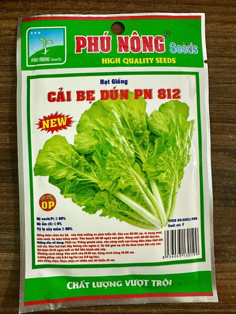  Hạt giống cải bẹ dún PN 812 