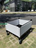  Chậu Ghép Thông Minh Daim Có Bánh Xe 42x51x29cm – Chậu Trồng Rau, Cây Kiểng Nhật Bản 