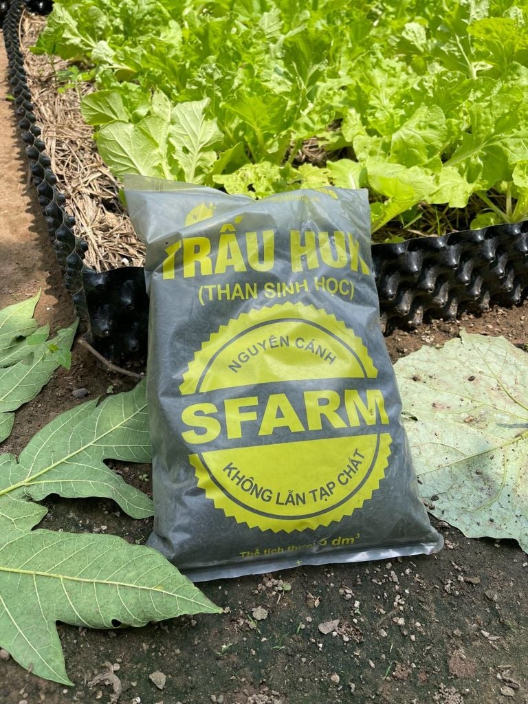  Trấu Hun Sfarm Bao 5dm³ – Than Sinh Học Cao Cấp Tơi Xốp Đất & Sạch Nấm Bệnh 