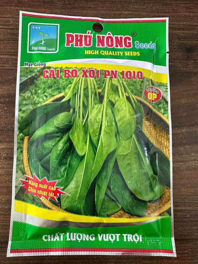  Hạt Giống Cải Bó Xôi PN1010 – Rau Sạch Đô Thị, Giàu Dinh Dưỡng 
