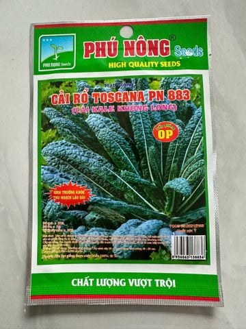  Hạt Giống Cải Kale Phú Nông – Dễ Trồng, Tỷ Lệ Nảy Mầm Cao, Giàu Dinh Dưỡng 