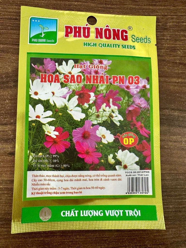 Hạt Giống Hoa Sao Nhái PN03 – Sắc Màu Rực Rỡ Cho Ban Công, Sân Vườn 