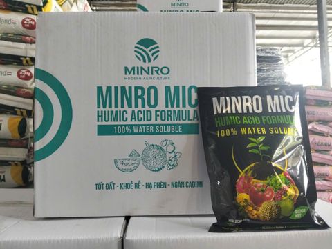  Phân Bón Hữu Cơ Humic Acid Minro 500gr - Kích Rễ Cực Mạnh, Cải Tạo Đất Phì Nhiêu 