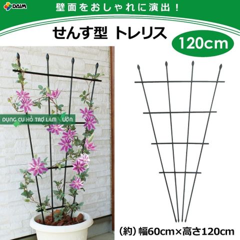 Khung hoa leo cao 120cm thích hợp trồng cây leo như trầu bà, dương xỉ