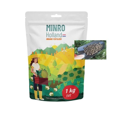  Phân Bón Hữu Cơ Minro Holland (Túi 1kg) – Hàng Nhập Khẩu Hà Lan Cao Cấp 