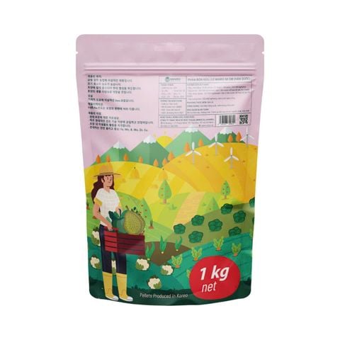  Phân Bón Hữu Cơ Minro Korea - Nhập Khẩu Hàn Quốc (Túi 1kg) - Giúp Xanh Lá, Mập Thân 