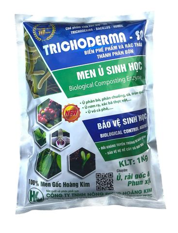  Nấm Đối Kháng Trichoderma - SP Hoàng Kim (1kg) - Men Ủ Sinh Học & Bảo Vệ Rễ 