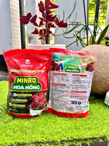  Phân Hữu Cơ Minro Cho Hoa Hồng (Gói 1kg) – Kích Mầm, Khỏe Rễ, Hoa To Lâu Tàn 