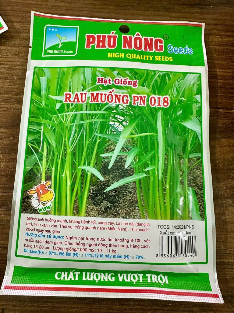  Hạt giống rau muống PN 018 