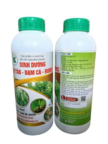  Dinh Dưỡng Vi Tảo - Đạm Cá - Humic Hoàng Kim (Chai 1 Lít) – Vọt Đọt, Siêu Kích Chồi 