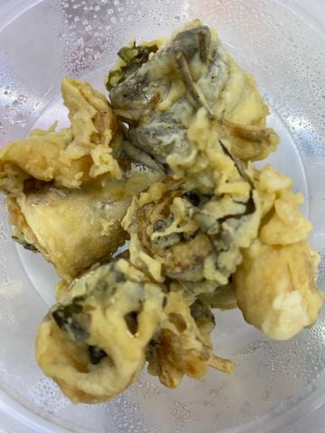 太刀魚としその天ぷら ４つ入り