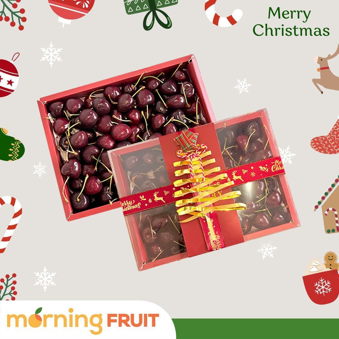  Hộp quà trái cây Cherry Úc Noel 