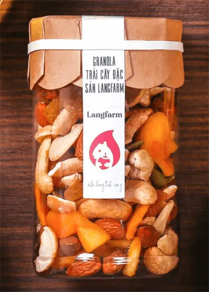  Granola siêu hạt đặc sản Langfarm (200GR) 