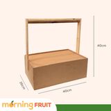  Giỏ trái cây phối hoa tươi size đại G041 