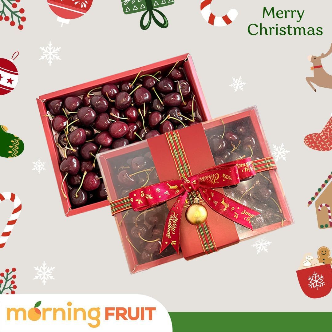  Hộp quà trái cây Cherry Úc Noel 