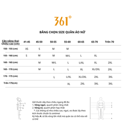 Quần short 361º Nữ W562622051B-3C