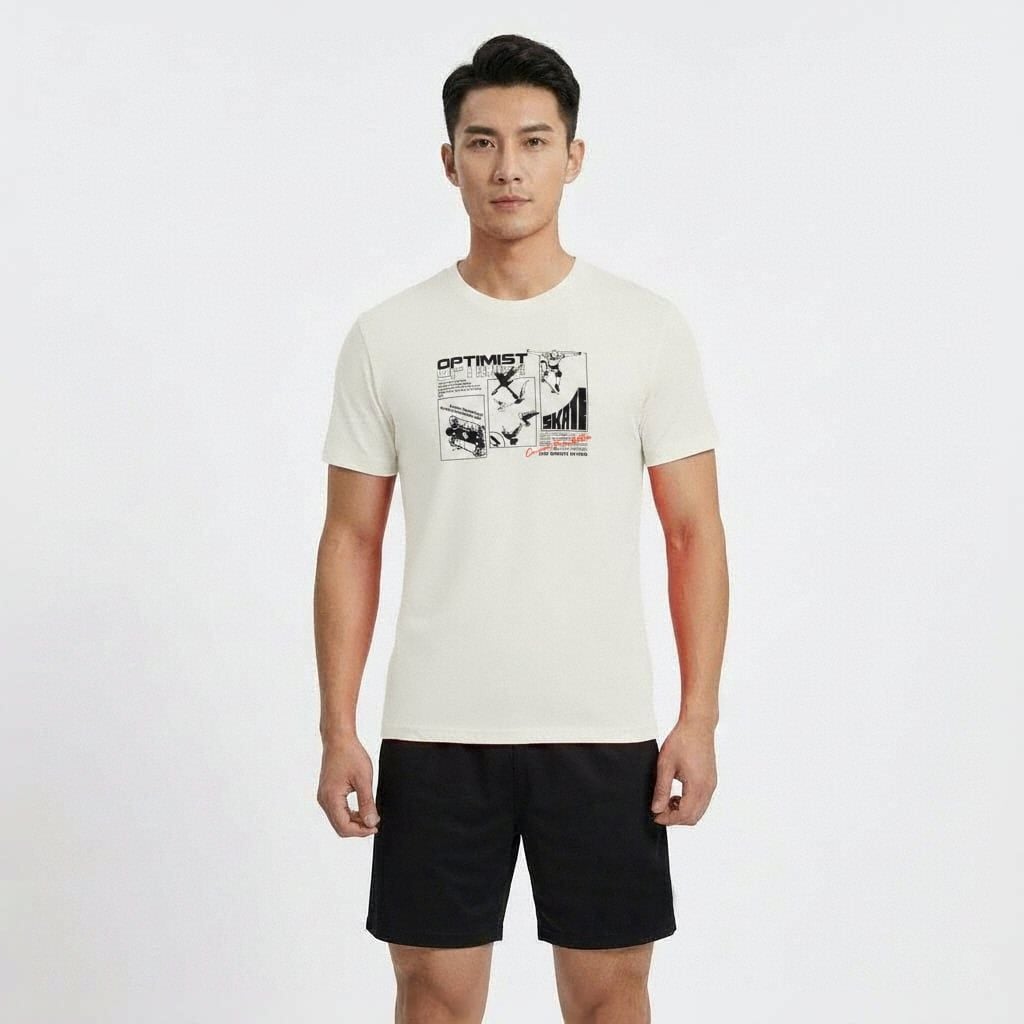 Áo T-shirt 361º Nam W552619104-1C