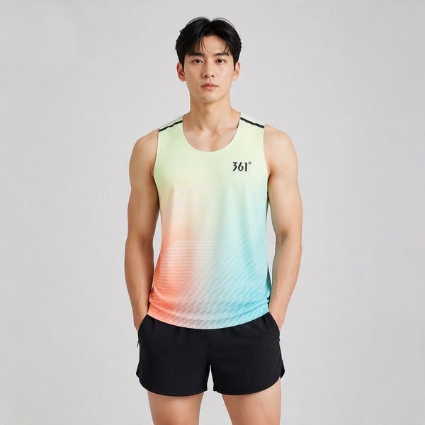 Áo chạy bộ Singlet 361º Nam W552522501-2C