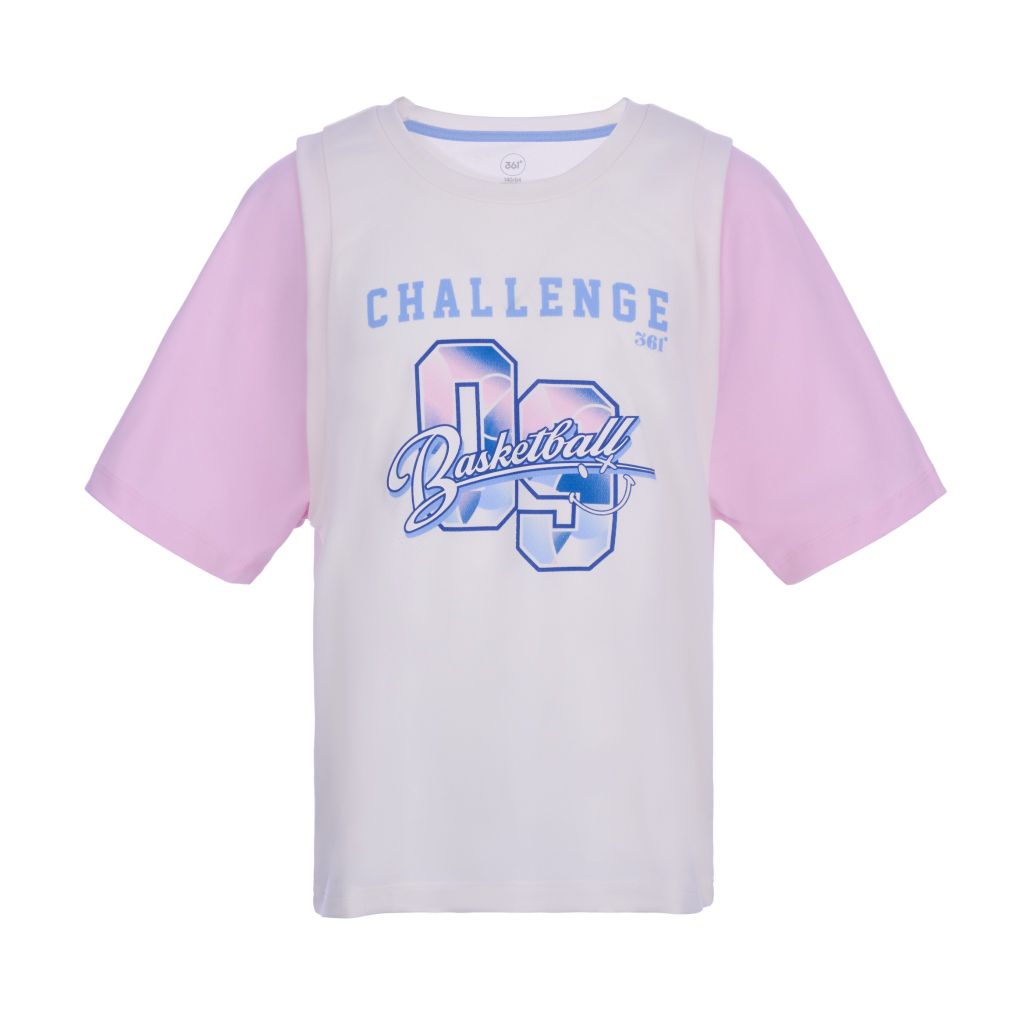 Áo T-shirt 361º Bé Gái WK62531202-1