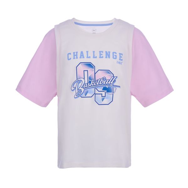 Áo T-shirt 361º Bé Gái WK62531202-1